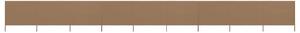 Parawan 9-skrzydłowy z tkaniny, 1200x160 cm, kolor taupe