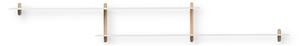 GEJST - Nivo Shelf H Jasno Dąb/Biała