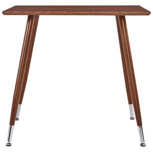 Stół do jadalni, brązowy, 80,5 x 80,5 x 73 cm, MDF