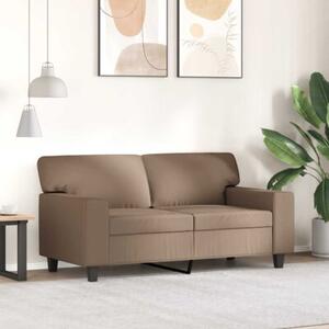 Sofa, 2-osobowa kolor cappuccino, 120 cm, sztuczna skÃ³ra