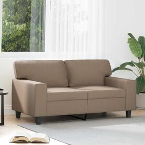Sofa, 2-osobowa kolor cappuccino, 120 cm, sztuczna skÃ³ra
