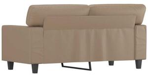 Sofa, 2-osobowa kolor cappuccino, 120 cm, sztuczna skÃ³ra