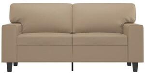 Sofa, 2-osobowa kolor cappuccino, 120 cm, sztuczna skÃ³ra