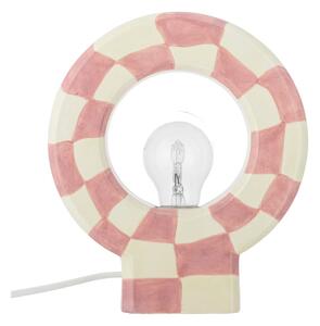 Różowa lampa stołowa (wysokość 23,5 cm) Vialini – Bloomingville