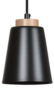 BOLERO 1 BLACK 442/1 wisząca lampa styl skandynawski drewno czarna
