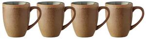 Zestaw kubków 300ml 4szt. Wood/Forest Stoneware Bitz