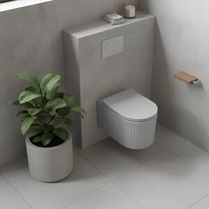 Miska WC HYDROSAN LUMA-MTGR-RIM-03 Owalny Szary mat