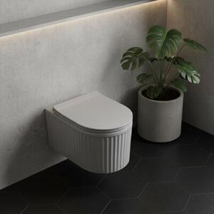 Miska WC HYDROSAN LUMA-MTGR-RIM-03 Owalny Szary mat