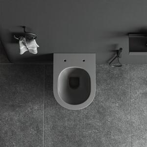 Miska WC HYDROSAN LUMA-MTGR-RIM-03 Owalny Szary mat