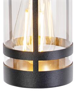 Zewnetrzna Nowoczesna zewnętrzna lampa wisząca czarna 80 cm IP44 - Gleam Oswietlenie zewnetrzne