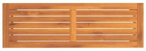 Ławka ogrodowa, 110x35x45 cm, lite drewno akacjowe