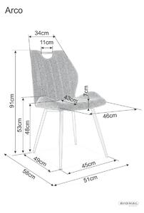 Krzesło ARCO szare