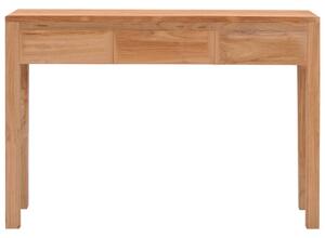 Stolik konsola, 110 x 35 x 75 cm, lite drewno tekowe