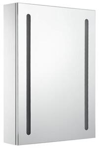 Szafka łazienkowa z lustrem i LED, 50 x 13 x 70 cm