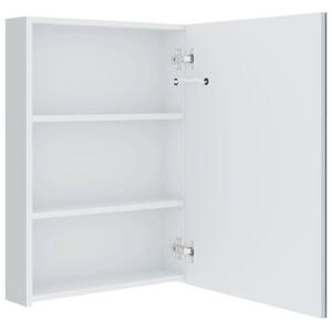 Szafka łazienkowa z lustrem i LED, 50 x 13 x 70 cm