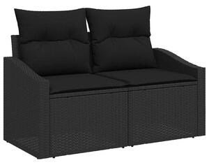 Sofa ogrodowa z poduszką 123 x 62 x 69 cm polirattan