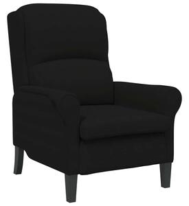Fotel czarny 76 x 94 x 102 cm mikrofibra