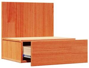 Stolik nocny woskowy brÄ z 42 x 32,5 x 40 cm lite drewno sosnowe