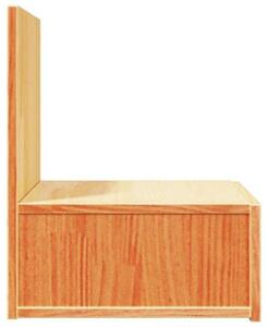 Stolik nocny woskowy brÄ z 42 x 32,5 x 40 cm lite drewno sosnowe