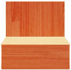 Stolik nocny woskowy brÄ z 42 x 32,5 x 40 cm lite drewno sosnowe