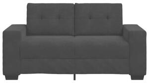 Sofa dwuosobowa czarna 160x77x82 cm aksamitna