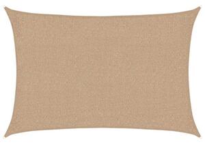 Żagiel przeciwsłoneczny, 160 g/m², kolor taupe, 2x3 m, hdpe