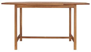 Stół ogrodowy, 150x150x75 cm, lite drewno tekowe