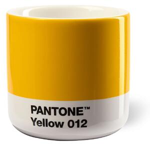 Kubek termiczny 100ml Espresso Macchciato PANTONE Macchiato Cup Yellow 012 C