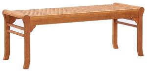 2-osobowa ławka ogrodowa, 120 cm, lite drewno eukaliptusowe