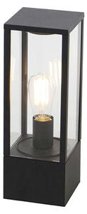 Industrialna lampa stojąca czarna 40 cm IP44 - Charlois