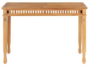 Stół ogrodowy, 120x65x80 cm, lite drewno tekowe