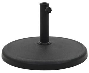 Podstawa pod parasol ogrodowy, okrągła, żywica, 19 kg, czarna