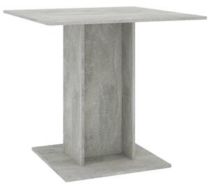 Stół jadalniany, betonowy szary, 80 x 80 x 75 cm, płyta wiórowa