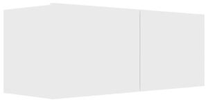 Szafka TV, biała, 80x30x30 cm, materiał drewnopochodny