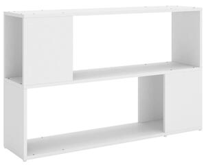 Szafka na książki, biała, 100x24x63 cm, materiał drewnopochodny