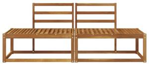 Sofa końcowa na zewnątrz 2 sztuka naturalny 182,5 x 63 x 73 cm