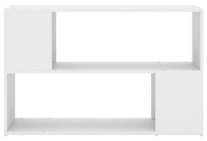 Szafka na książki, biała, 100x24x63 cm, materiał drewnopochodny