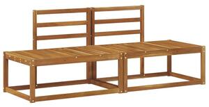 Sofa końcowa na zewnątrz 2 sztuka naturalny 182,5 x 63 x 73 cm