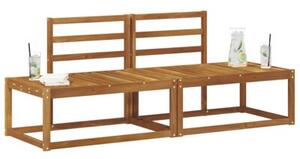 Sofa końcowa na zewnątrz 2 sztuka naturalny 182,5 x 63 x 73 cm