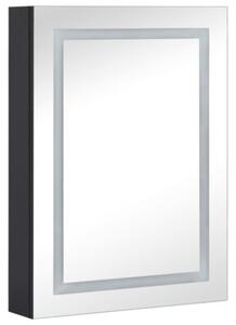 Szafka łazienkowa z lustrem i LED, 50x13x70 cm