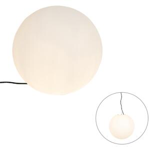 Zewnetrzna Nowoczesna lampa zewnętrzna biała 45 cm IP65 - Nura Oswietlenie zewnetrzne