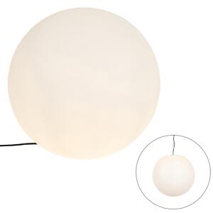 Zewnetrzna Nowoczesna lampa zewnętrzna biała 56 cm IP65 - Nura Oswietlenie zewnetrzne