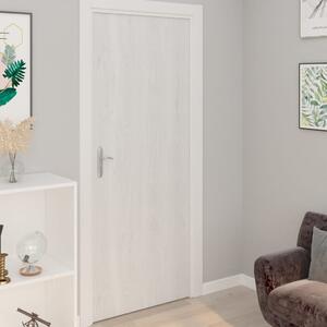 Okleina samoprzylepna na drzwi 2 szt białe drewno 210x90 cm PVC