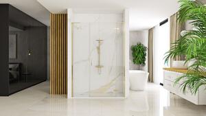 Drzwi prysznicowe Rea Hugo 130 Złote Szczotkowane