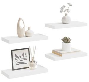 Półki ścienne, 4 szt., białe, 50x23x3,8 cm, mdf