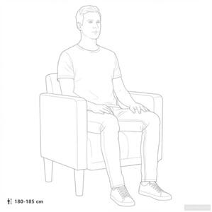 Sofa fotel z podÅokietnikami kremowy 53 cm aksamit