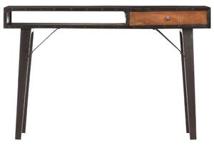 Stolik typu konsola, 118x35x76 cm, lite drewno z odzysku
