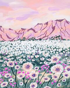 Ilustracja Pink Desert, Sarah Gesek