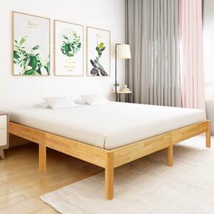 Rama łóżka, lite drewno dębowe, 180 x 200 cm