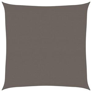 Żagiel przeciwsłoneczny, 160 g/m², antracytowy, 4x4 m, hdpe